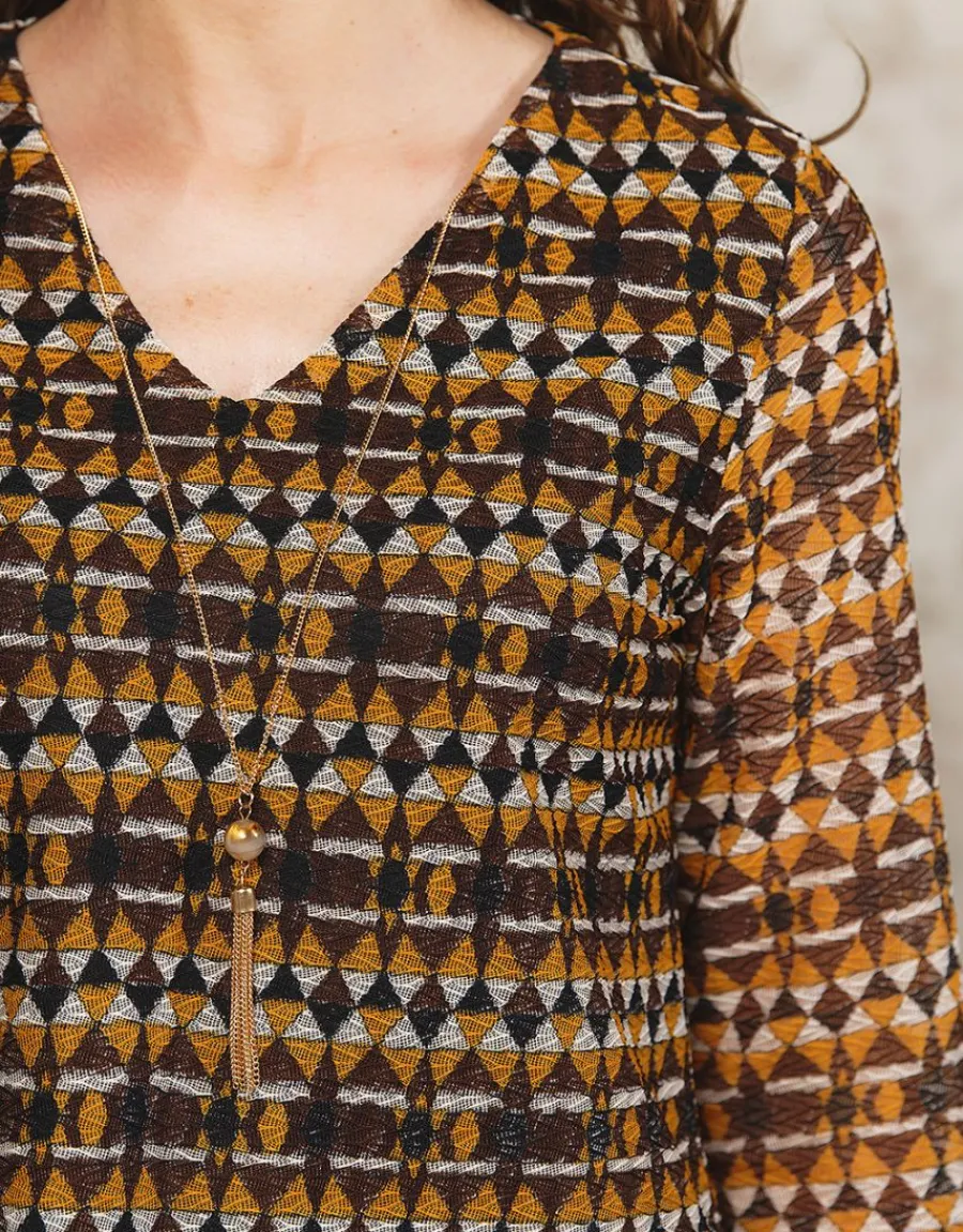 Christine Laure T-shirts|Hauts*T-shirt motif jaune