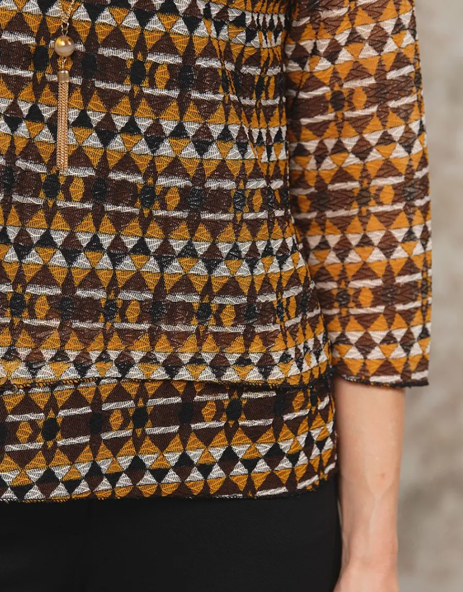 Christine Laure T-shirts|Hauts*T-shirt motif jaune