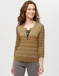 Christine Laure T-shirts|Hauts*T-shirt motif jaune