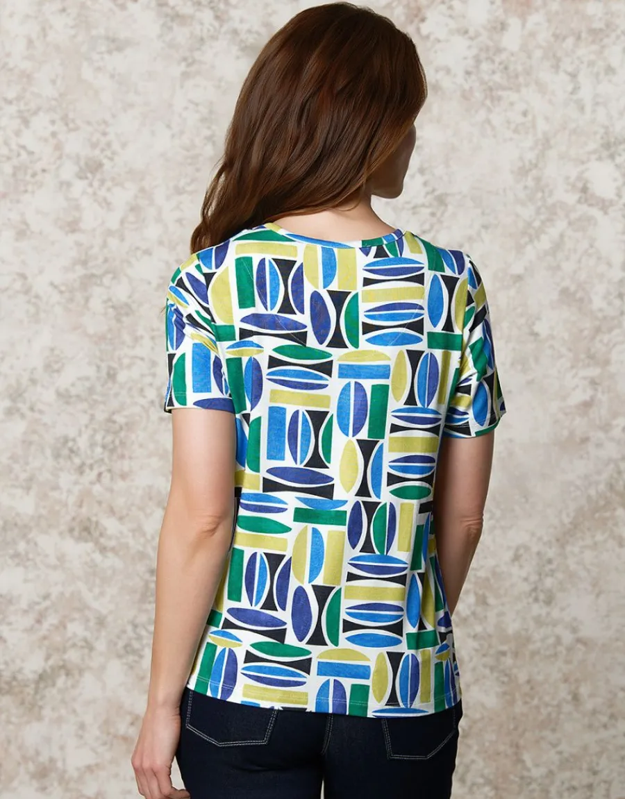 Christine Laure T-shirts|Hauts*T-shirt motif multicolore