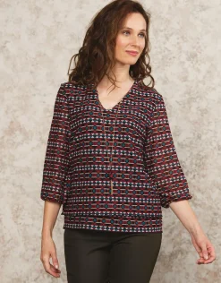 Christine Laure T-shirts|Hauts*T-shirt motif violet