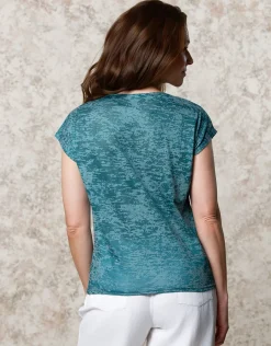 Christine Laure T-shirts|Hauts*T-shirt motif violet