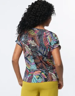 Christine Laure T-shirts|Hauts*T-shirt multicolore motif