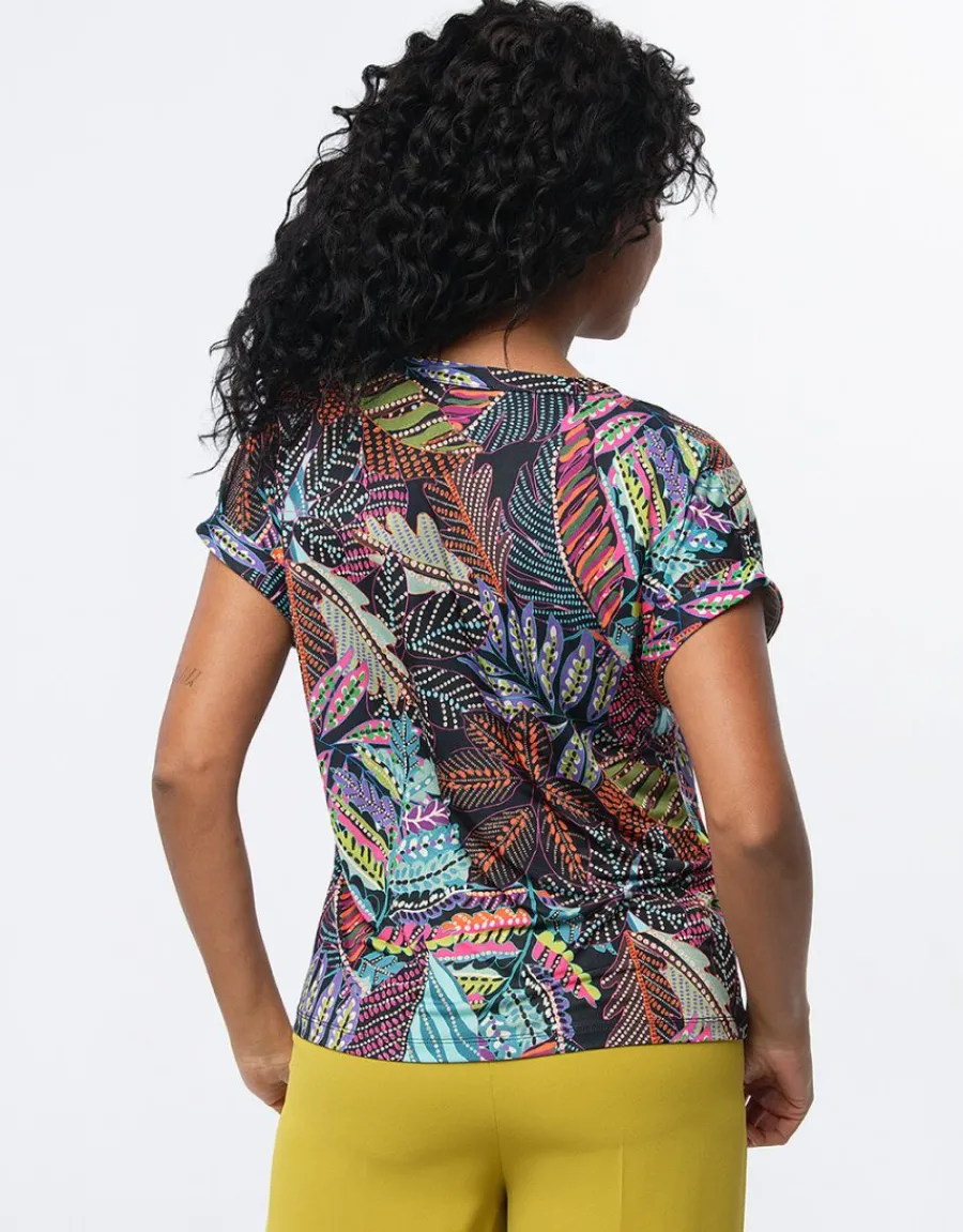 Christine Laure T-shirts|Hauts*T-shirt multicolore motif