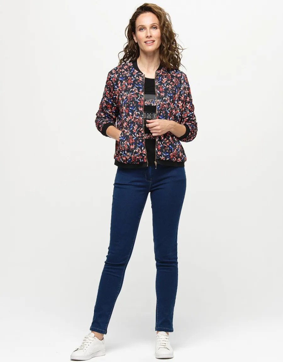 Christine Laure T-shirts|Hauts*T-shirt noir imprimé