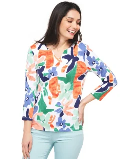 Christine Laure T-shirts|Hauts*T-shirt orange vert