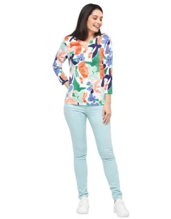 Christine Laure T-shirts|Hauts*T-shirt orange vert