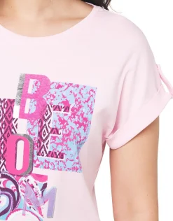 Christine Laure T-shirts|Hauts*T-shirt rose 100% coton