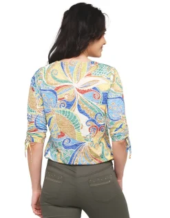 Christine Laure T-shirts|Hauts*T-shirt vert en dévoré