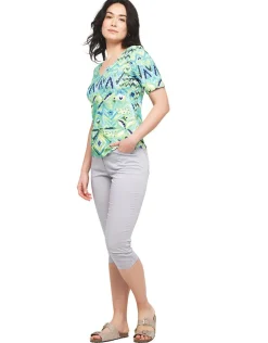 Christine Laure T-shirts|Hauts*T-shirt vert imprimé