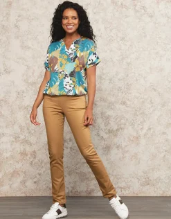 Christine Laure T-shirts|Hauts*T-shirt vert strass