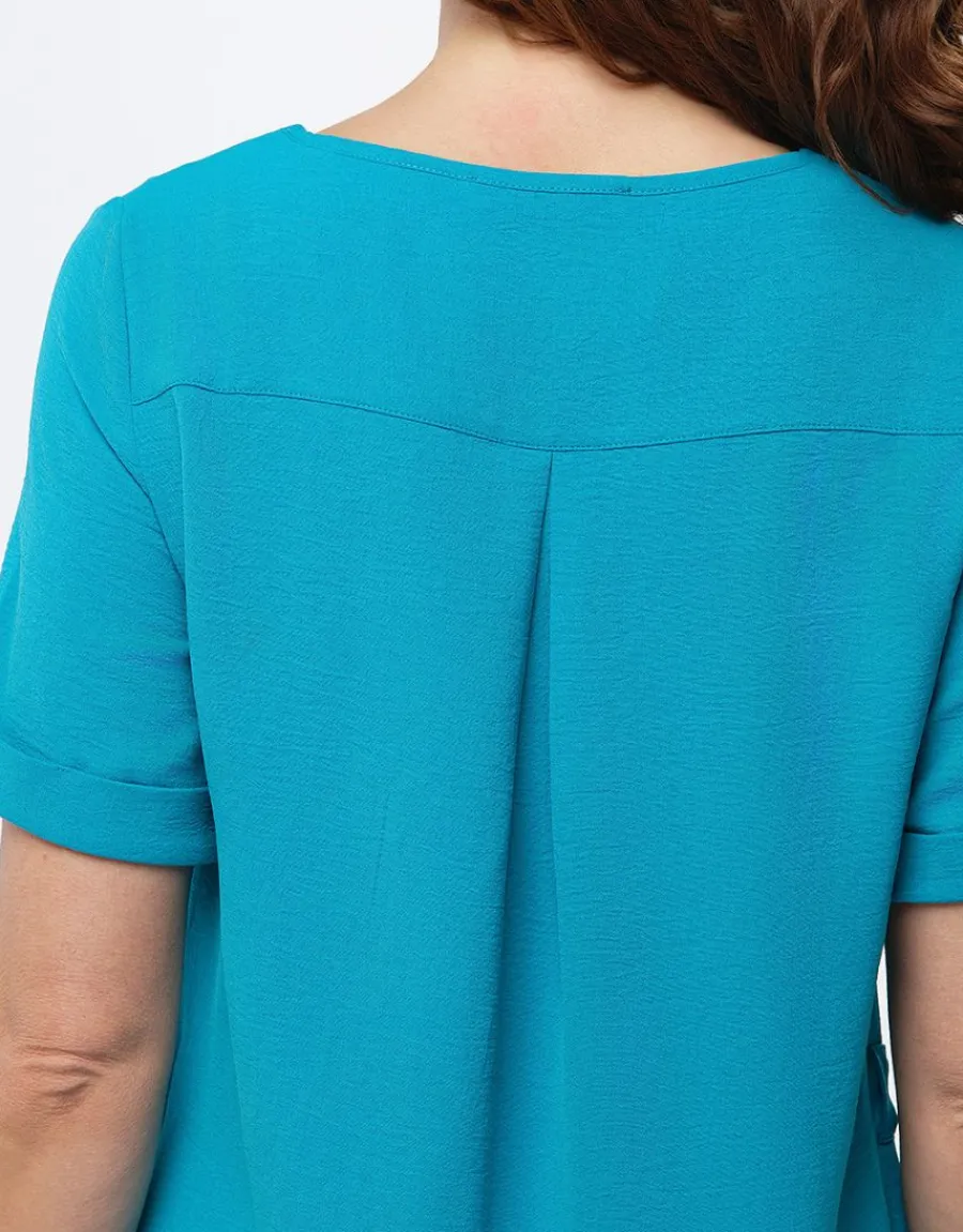 Christine Laure Chemisiers & Blouses|Hauts*Tunique chic émeraude