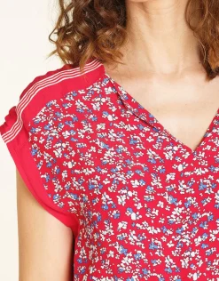 Christine Laure Chemisiers & Blouses|Hauts*Tunique imprimée rouge