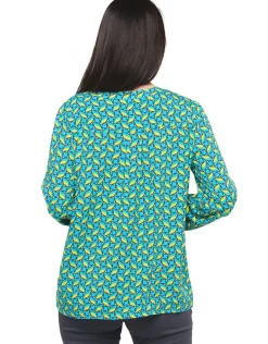 Christine Laure Chemisiers & Blouses|Hauts*Tunique imprimée verte