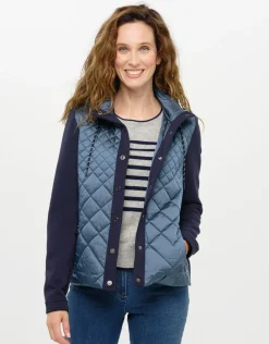 Christine Laure Casual|Vestes*Veste bi-matière marine