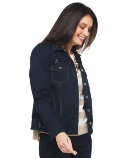 Christine Laure Casual|Vestes*Veste bleu denim