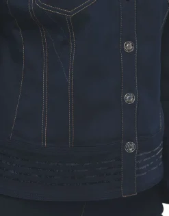 Christine Laure Casual|Vestes*Veste bleu denim