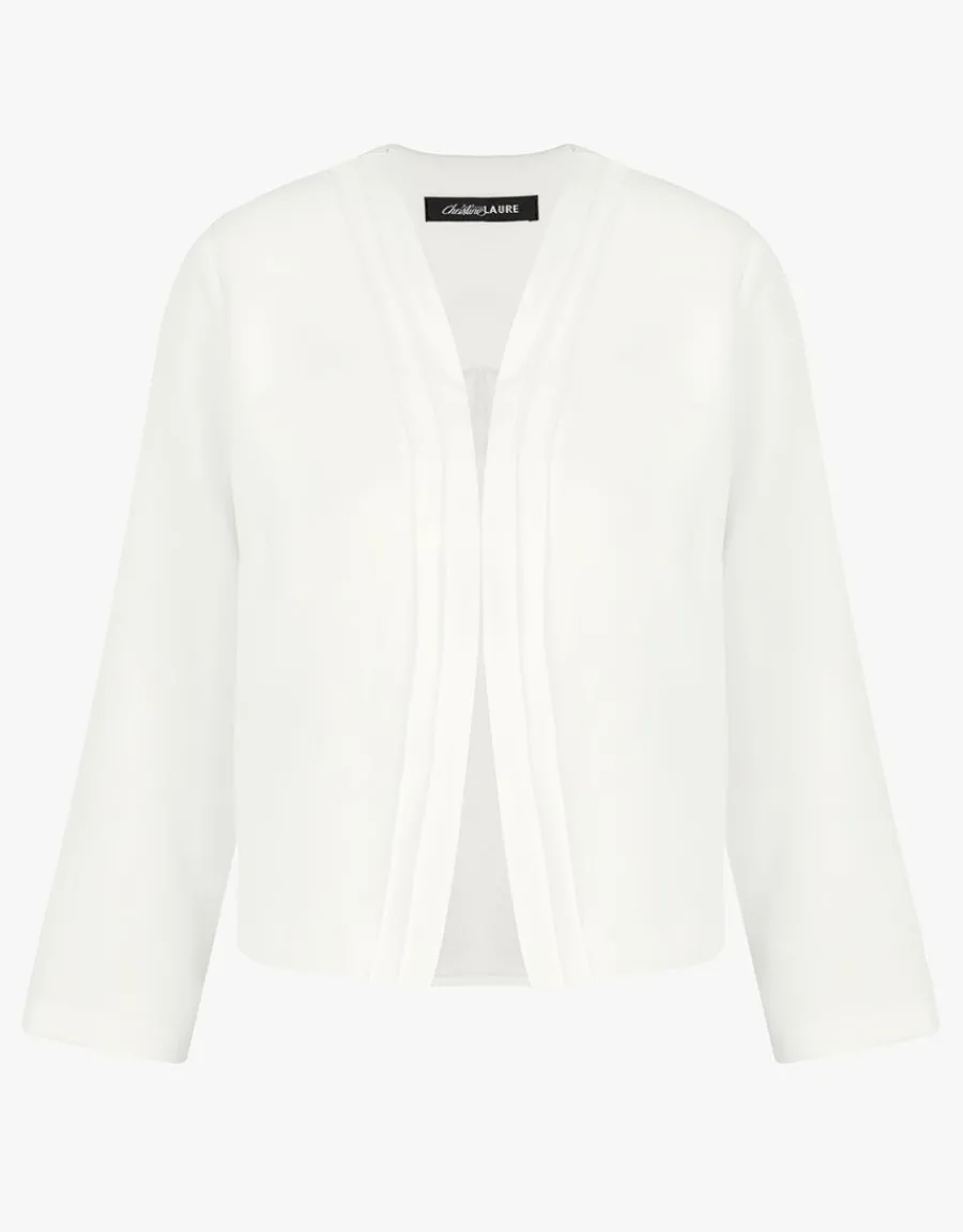 Christine Laure Habillées|Vestes*Veste boléro chic écru