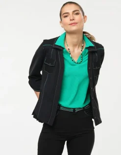 Christine Laure Habillées|Vestes*Veste chemise noire