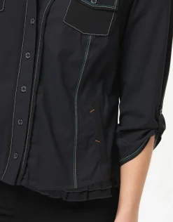 Christine Laure Habillées|Vestes*Veste chemise noire