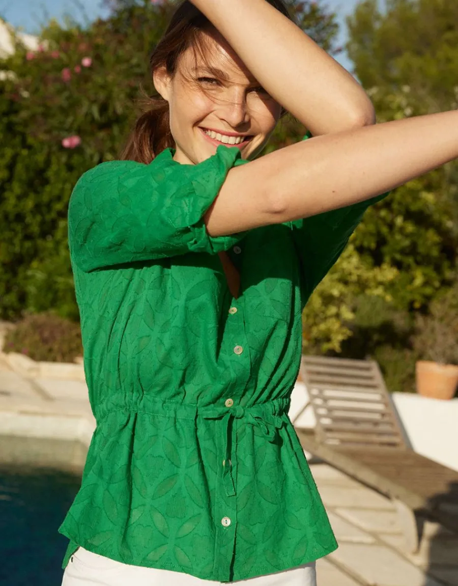 Christine Laure Chemisiers & Blouses|Hauts*Veste chemise verte