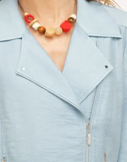 Christine Laure Habillées|Vestes*Veste chic bleu ciel