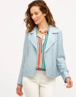 Christine Laure Habillées|Vestes*Veste chic bleu ciel