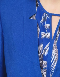 Christine Laure Habillées|Vestes*Veste chic bleu roi