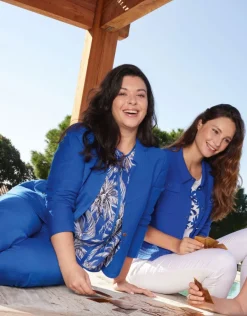 Christine Laure Habillées|Vestes*Veste chic bleu roi