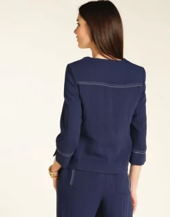 Christine Laure Habillées|Vestes*Veste chic marine