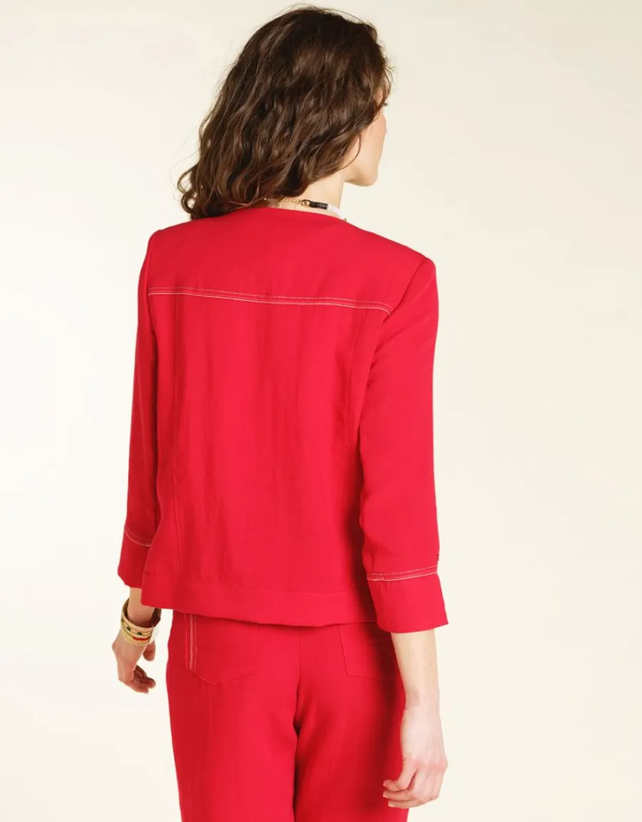 Christine Laure Habillées|Vestes*Veste chic rouge