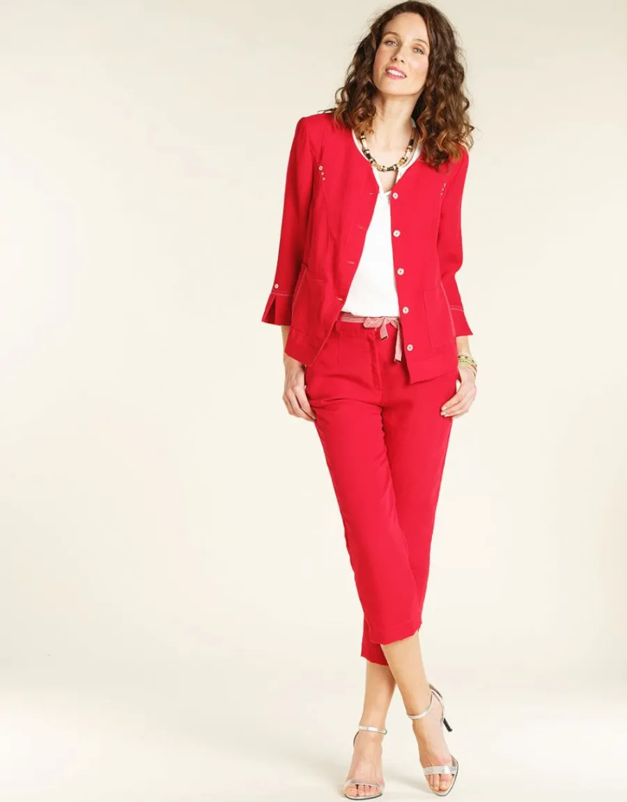 Christine Laure Habillées|Vestes*Veste chic rouge