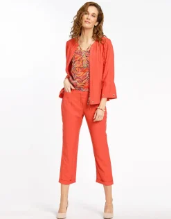 Christine Laure Habillées|Vestes*Veste chic rouge légère