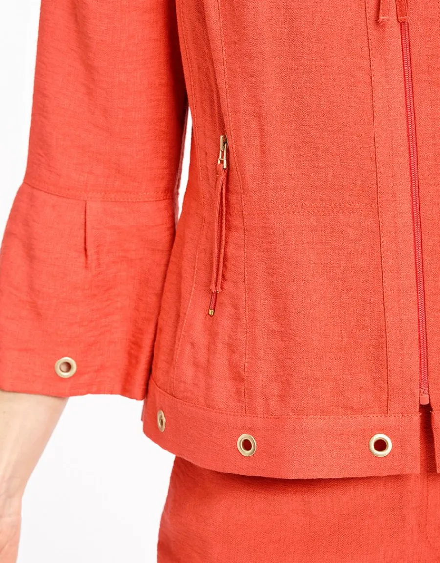 Christine Laure Habillées|Vestes*Veste chic rouge légère