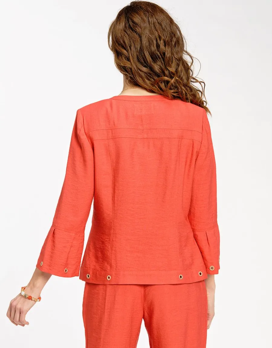 Christine Laure Habillées|Vestes*Veste chic rouge légère