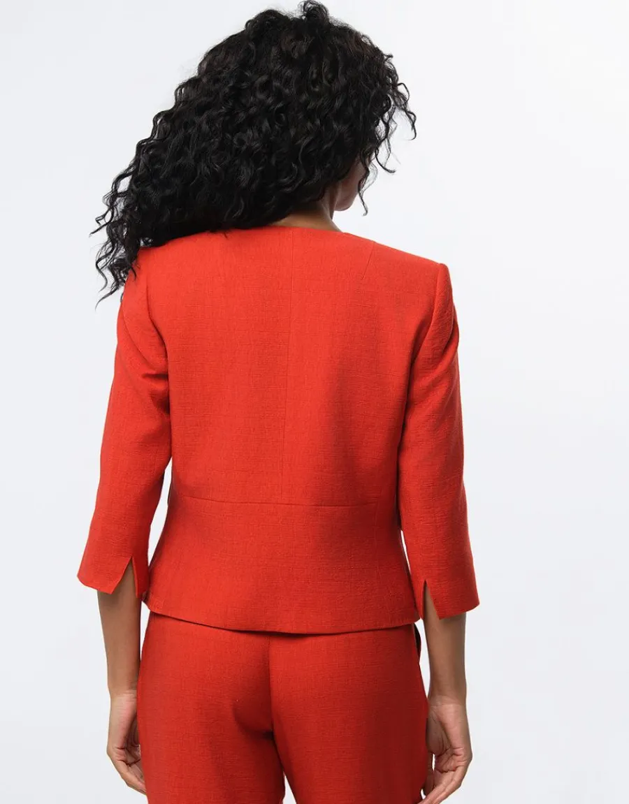 Christine Laure Habillées|Vestes*Veste chic terracotta