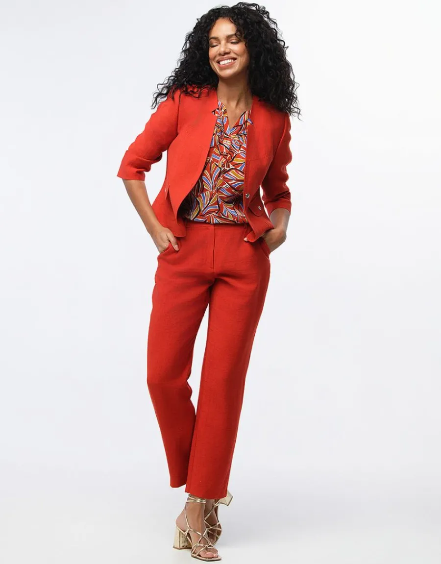 Christine Laure Habillées|Vestes*Veste chic terracotta