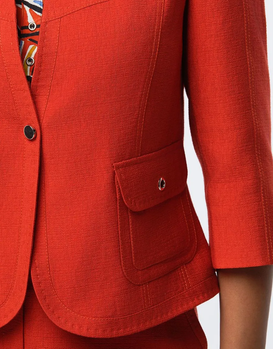 Christine Laure Habillées|Vestes*Veste chic terracotta