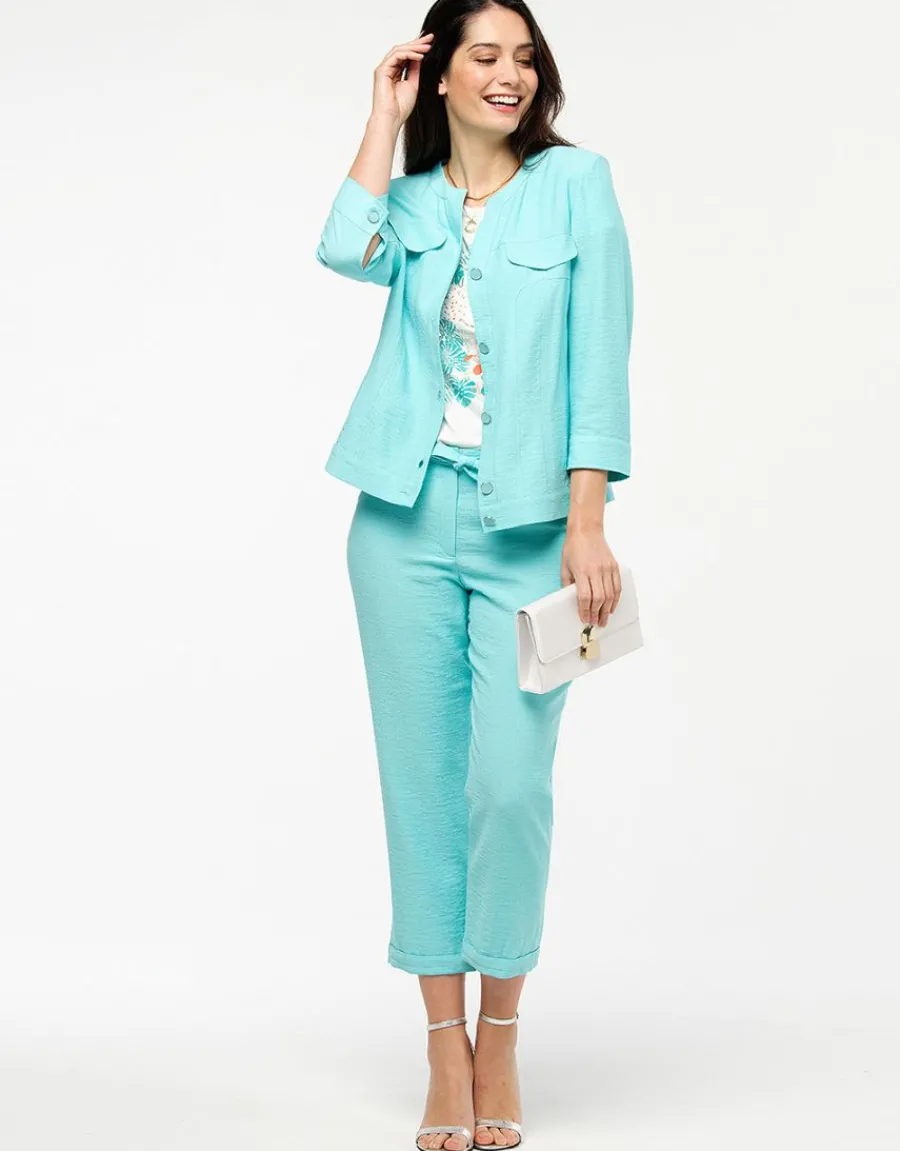 Christine Laure Habillées|Vestes*Veste chic turquoise