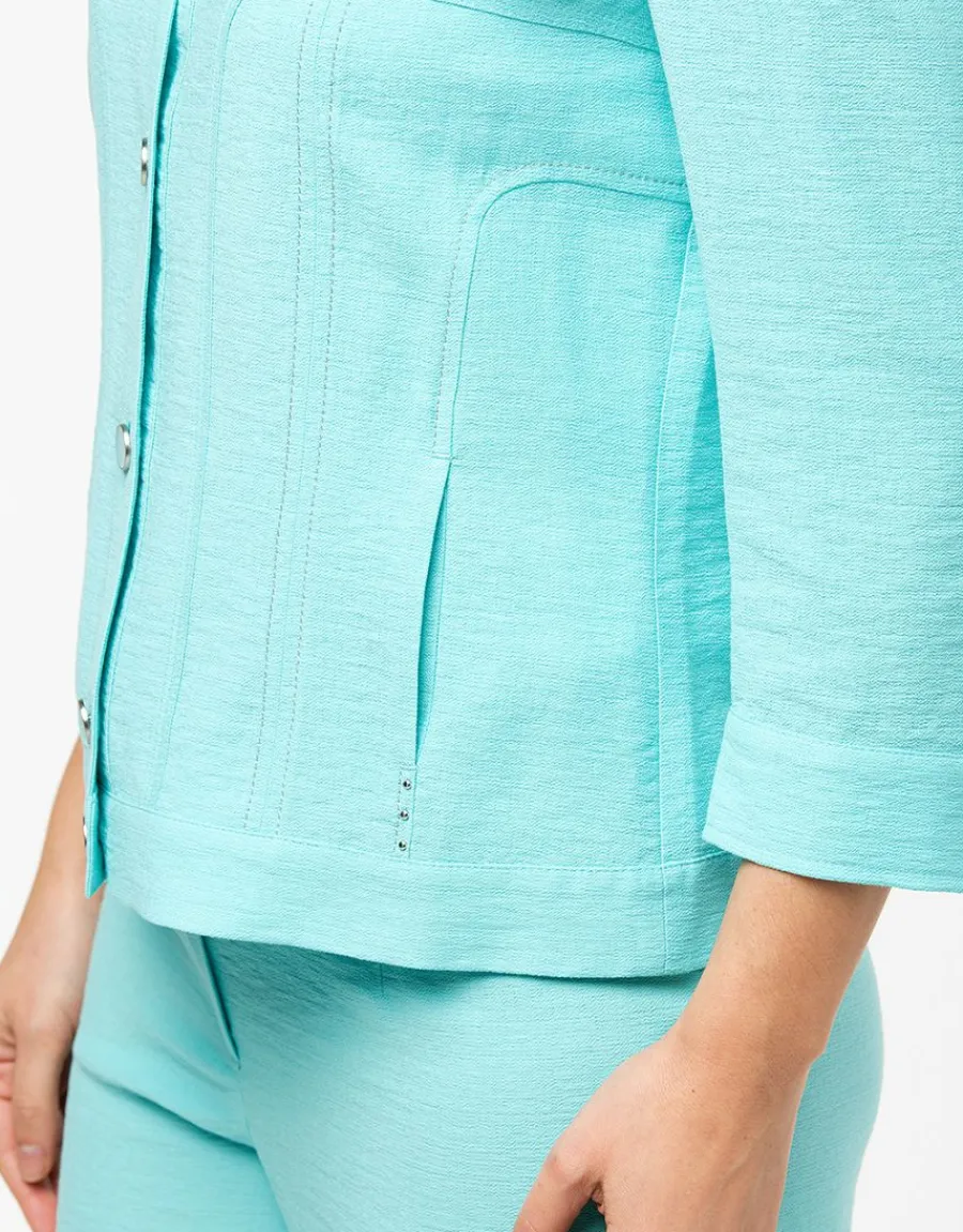 Christine Laure Habillées|Vestes*Veste chic turquoise