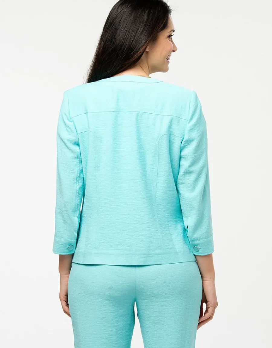 Christine Laure Habillées|Vestes*Veste chic turquoise
