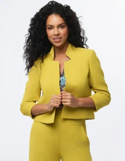 Christine Laure Habillées|Vestes*Veste chic vert anis