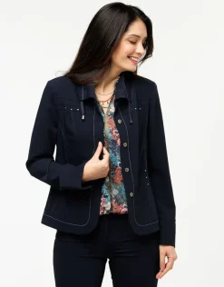 Christine Laure Habillées|Vestes*Veste cintrée marine