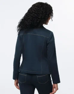 Christine Laure Casual|Vestes*Veste coton bleu marine