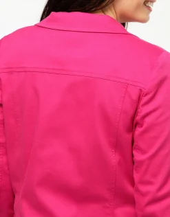 Christine Laure Casual|Vestes*Veste coton fuchsia