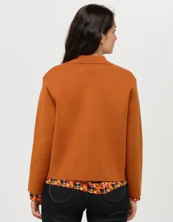 Christine Laure Casual|Vestes*Veste courte maille camel