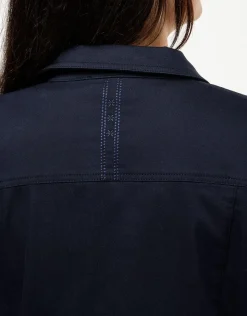 Christine Laure Casual|Vestes*Veste courte marine coton