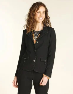 Christine Laure Habillées|Vestes*Veste droite chic noire