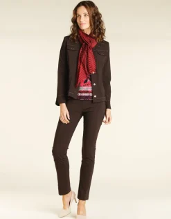 Christine Laure Habillées|Vestes*Veste droite marron