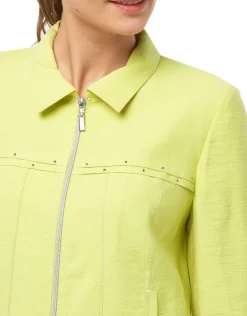 Christine Laure Habillées|Vestes*Veste droite vert anis